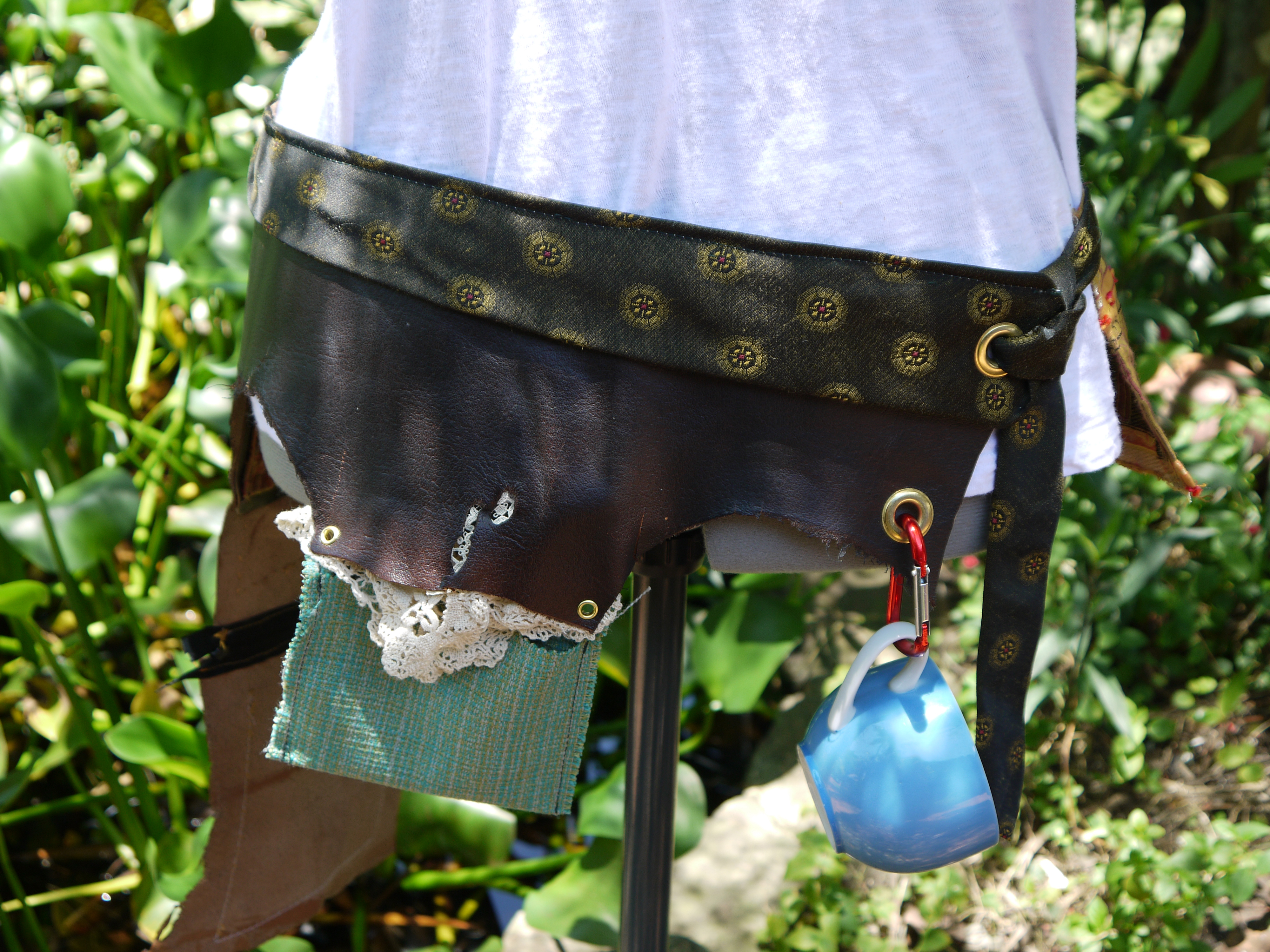 HOBO Vintage Utility Belt Amazon.com | Steampunk Vintage Handmade Multi-pocket Leather  main image 4