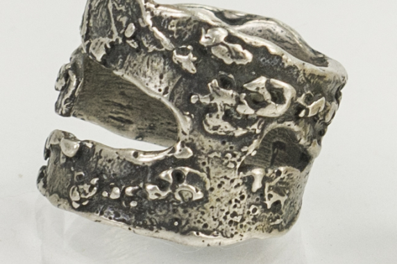 adjustable sterling silver ring