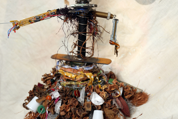 Mixed media sculpture