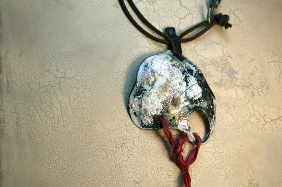 beautiful organic necklace