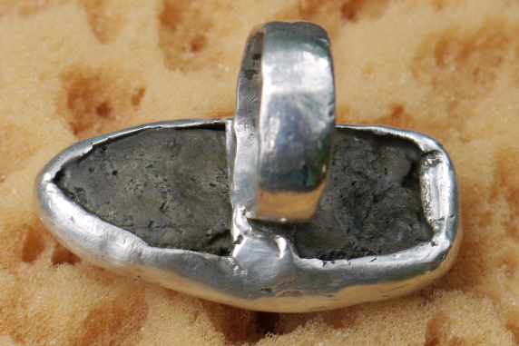 bezel set stone ring