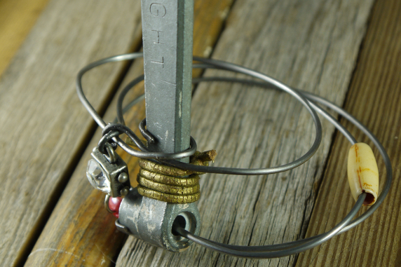 Left right window lever steel bracelet