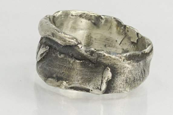 sculptural men's ring