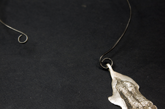 sterling silver nature inspired necklace