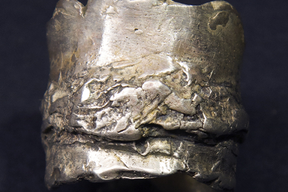 rustic terrain carved ring
