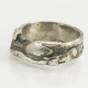 unique men's ring organic sculpture ring