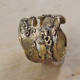 blackened patina lost wax casting
