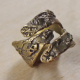 adjustable design rustic and organic ring