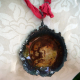 resin disc Airplane parts resin disc necklace