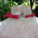 side or back hook closure Airplane parts resin disc necklace