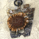 colored and polished antler burr antler jewelry