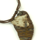 organic ceramic pendant nature inspired necklace