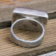 sterling silver fabricated ring bohemian hippie gypsy style jewelry