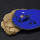 cobalt blue enamel and concrete organic bohemian jewelry