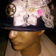 Day of the dead inspired,Steampunk day of the dead skull top hat