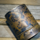 Organic copper cuff wise owl jewelry