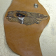 upcycled leather remnant unique recycled jewelry