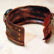 adjustable For goodness sake_crushed_copper_cuff_recycled_chains_beads Jomama