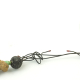 fulgurite and vintage bead steel jewelry