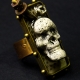 Industrial steampunk day of the dead men's ring