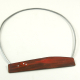 Comes with steel neckwrap and red enamel plate magnetic jewelry