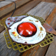 nature inspired jewelry mixed media necklace