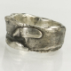 unique men's ring organic design ring