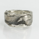 rugged organic style mens ring chunky men's ring