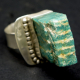interesting turquoise inspiration stone nature inspired organic ring