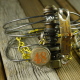 steel wire bracelet Industrial steam punk steel wire bracelet