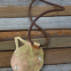 brass back pendant eco friendly jewelry