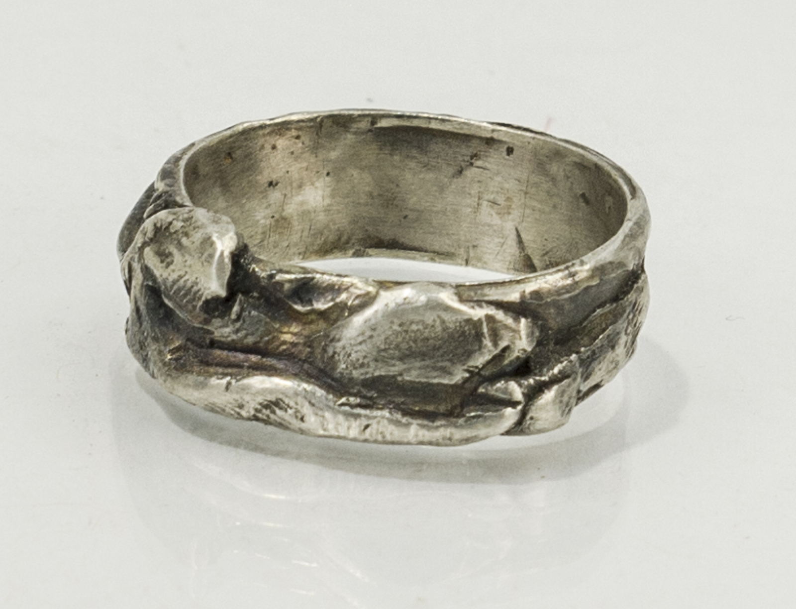 Mens pure silver ring store