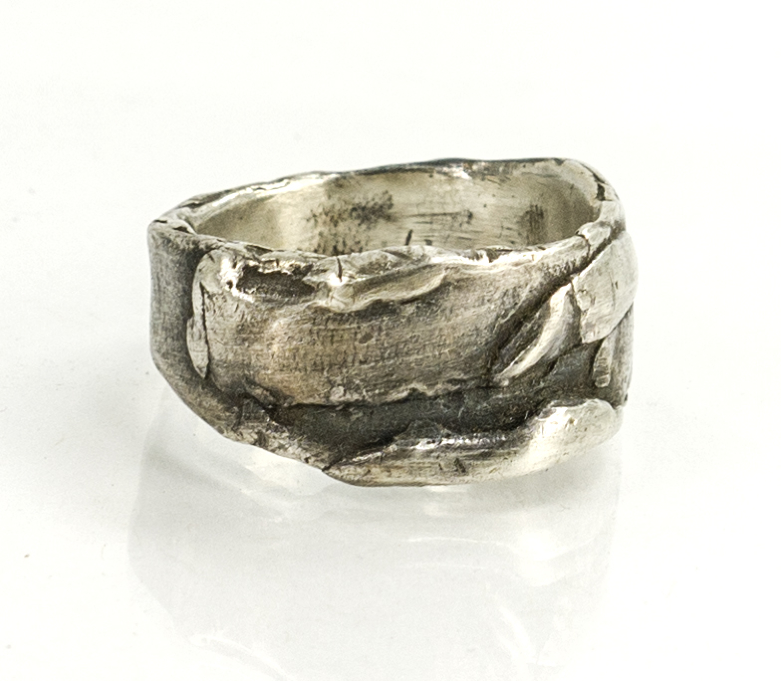 Mens handmade cheap silver rings